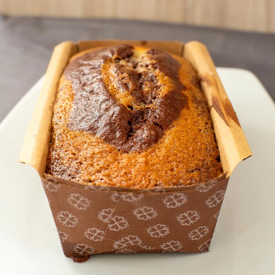 QUEQUE MEDIANO [680gr] (Marmoleado Chocolate/Vainilla)