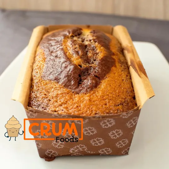 Queque mediano Rectangular (7 sabores) (Marmoleado Chocolate/Vainilla)