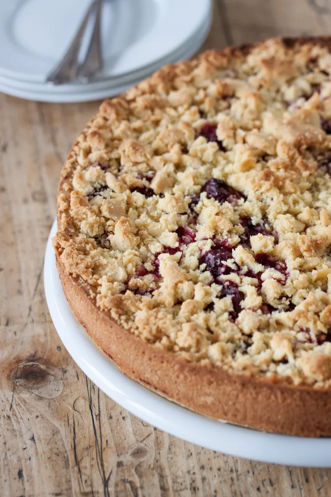 Kuchen Sureño de Frutos Rojos con streusel