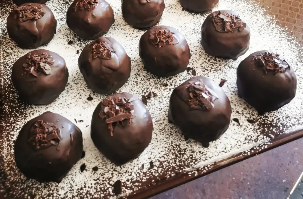 TRUFA BAÑADA EN CHOCOLATE