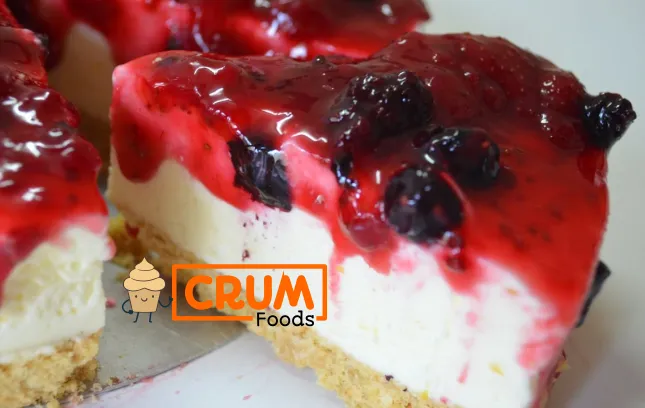 CheeseCake Frío (no horneado) (26 cms.) (Frutos Rojos)