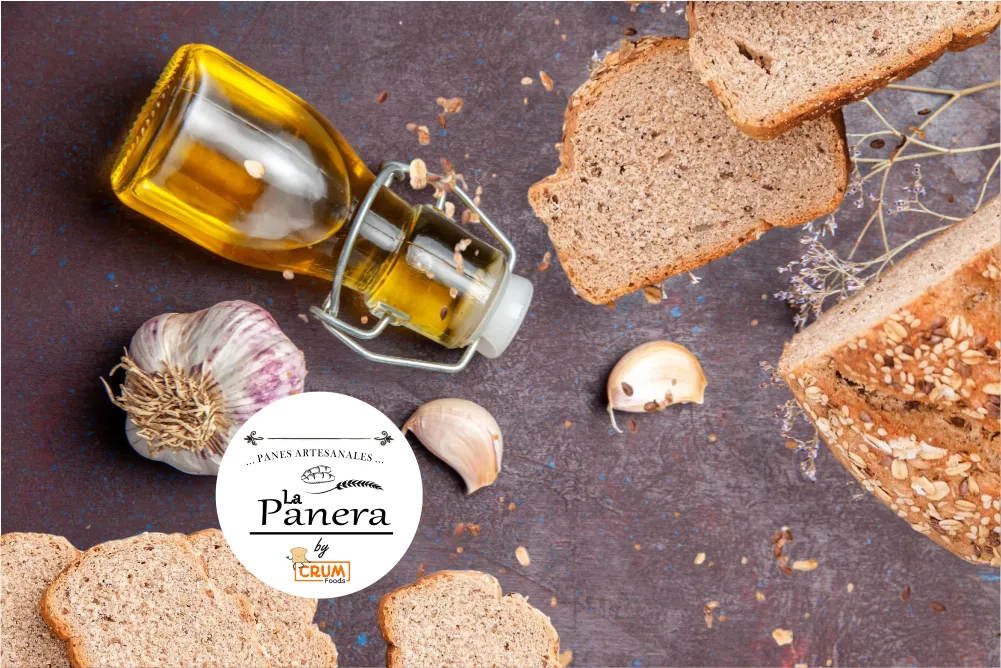 Pan de Molde (con AJO) Integral Masa Madre "La Panera" (950grs aprox.)