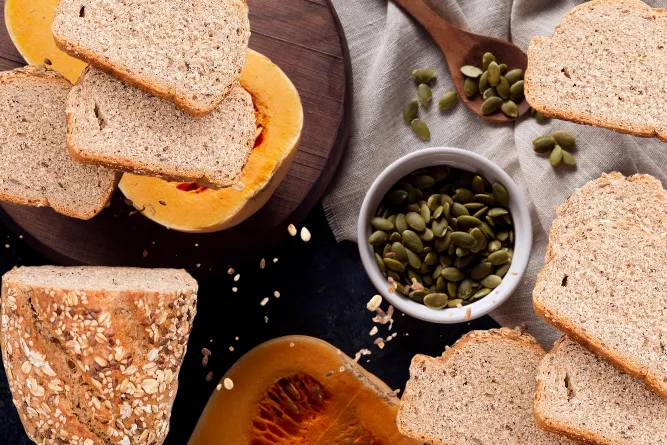 Pan de Molde (con ZAPALLO) Integral Masa Madre "La Panera" (950grs aprox.)