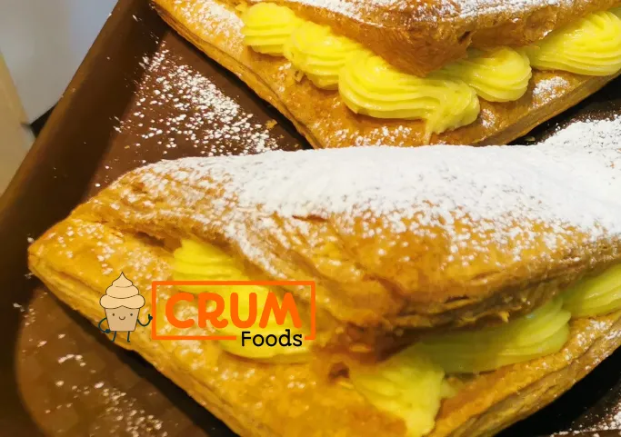 Pañuelo de Hoja con Crema Pastelera (4 unidades)