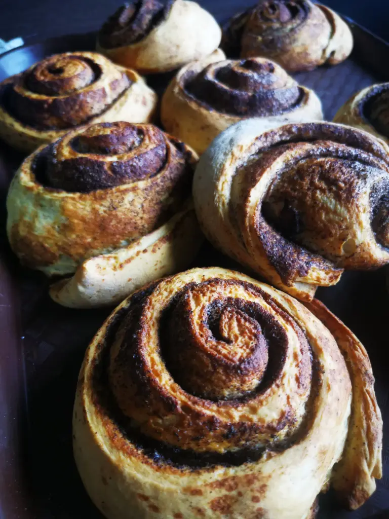 ROLLITOS INTEGRALES DE CANELA 